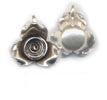 Thai Hill Tribe Silver Flower Pendant BST7674