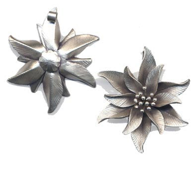 Thai Hill Tribe Silver Flower Pendant BST7681