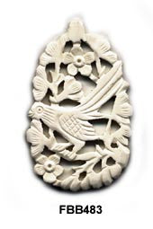 Bird Bone Pendant Bead